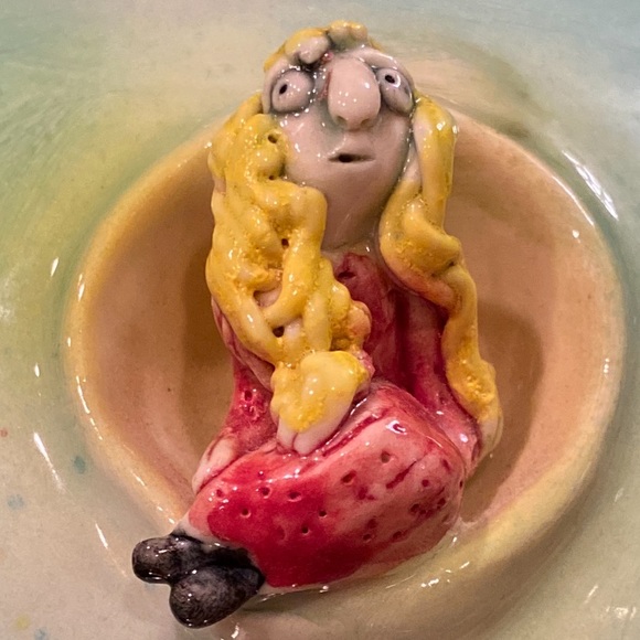 Whimsical tea set handmade and unique - Picture 3 of 11